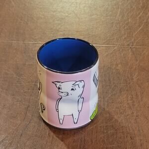 Vintage The Bowl Maker Lucky Pig Cup Mug 3 7/8" tall